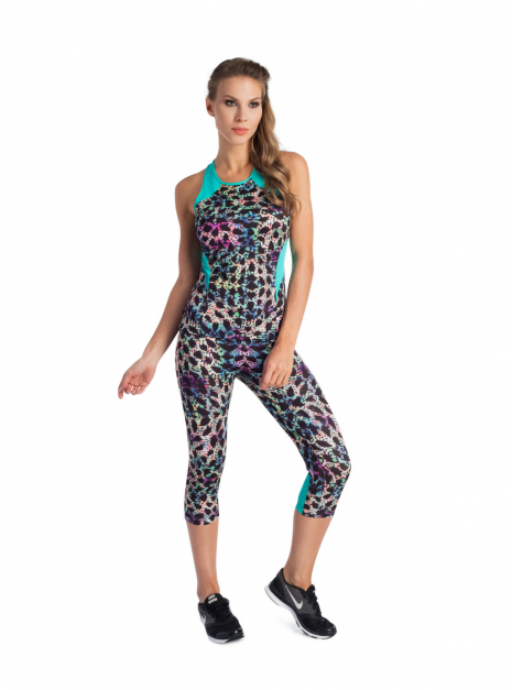 Animal print surprise 3/4 quarter leggings