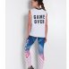 'Let's Run' Reversible leggings